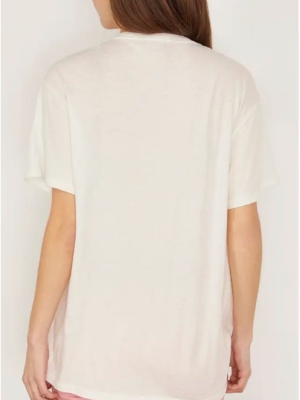 R13 Cream Graphic Tee with Red Lettering - Picture 3 of 6
